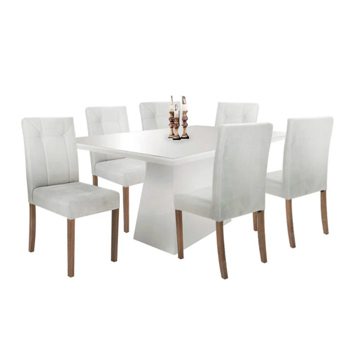 Conjunto Sala de Jantar Mesa Bonnie