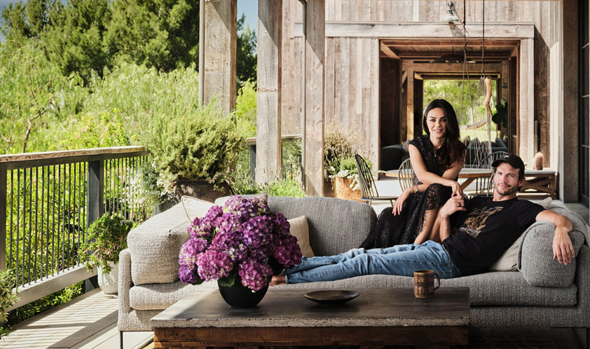 Inspire-se: a casa de fazenda sustentável de Mila Kunis e Ashton Kutcher