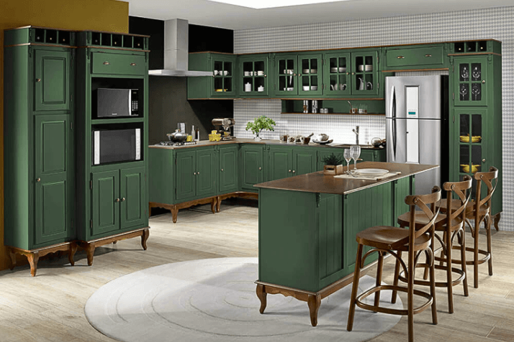 Aprenda a aplicar verde na sua cozinha