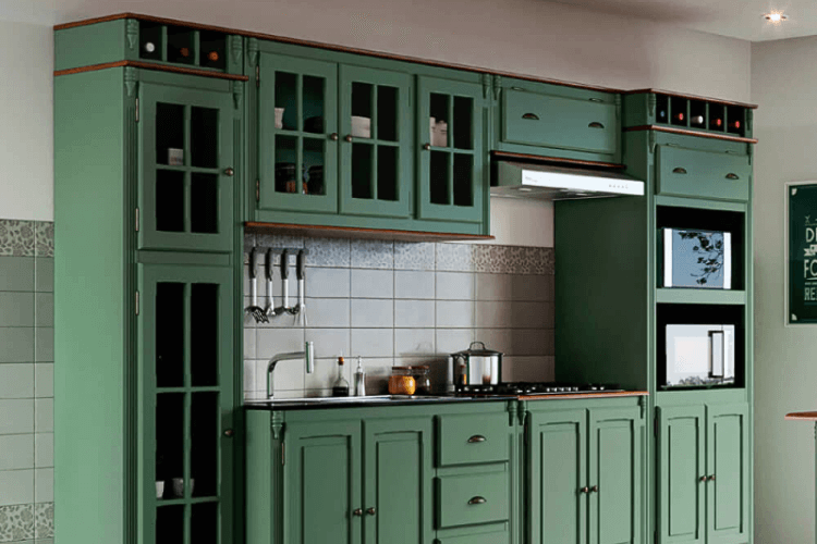 Armário de cozinha verde: tendência ou novo normal