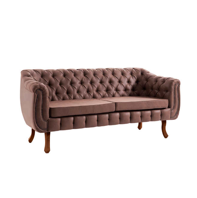 Sofá Chesterfield Classé 3 Lugares com Tachas