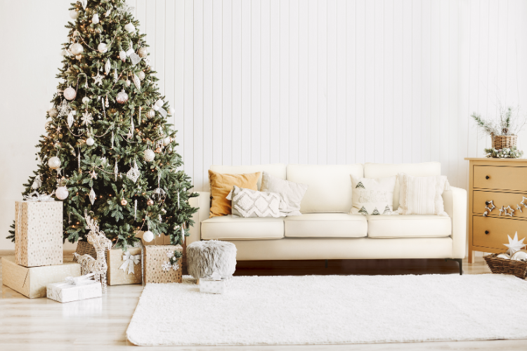 Wood decorando para o Natal